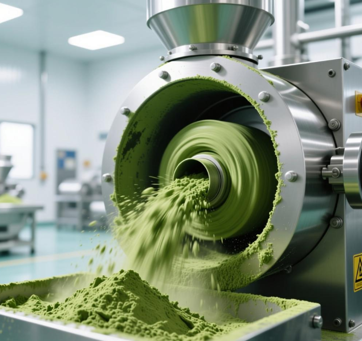 抹茶加工：传统工艺与现代粉体技术的完美融合