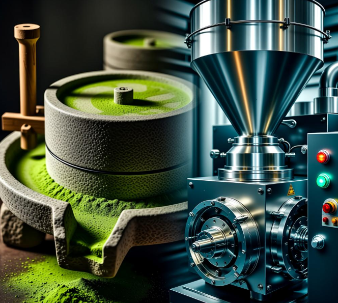 抹茶加工的核心粉碎技术：从石磨到超微粉碎的工艺演进