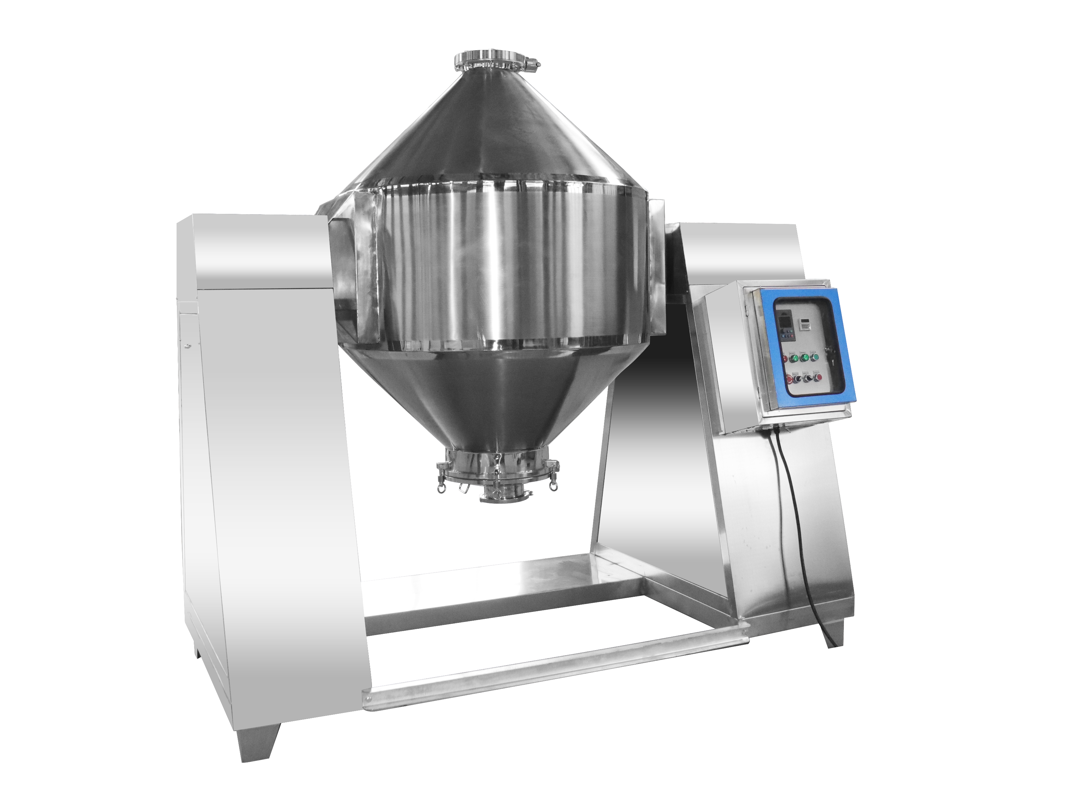 双锥混合机：如何以“温柔翻滚”实现粉体与颗粒的极致均匀混合